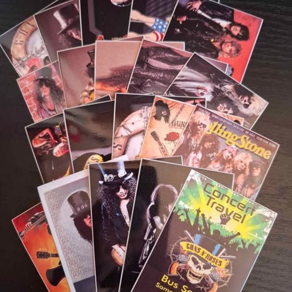 Guns N' Roses 20-Piece Glossy Photo Stickers